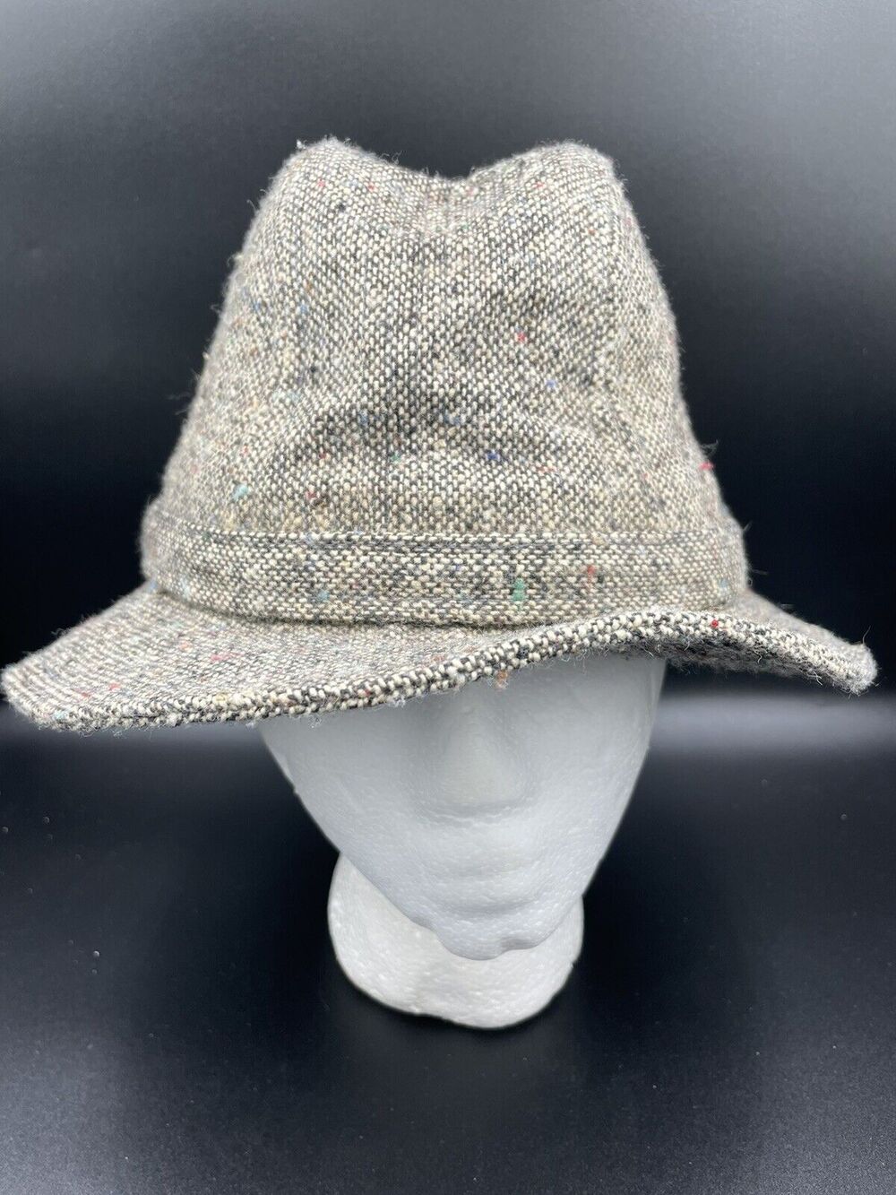 Vintage Fedora Irish Crushable by Du Pont Hat Medium 7 -7 1/4 USA Made Men Dad